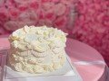 白奶油如何裱花,白奶油裱花蛋糕图片 