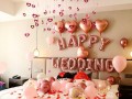 结婚怎么布置房间的气球好看 怎么布置婚房气球图片