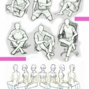 坐腿是什么图解（坐姿腿部画法）