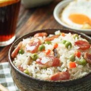 腊肠煮米饭方法
