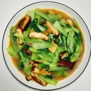 如何做青菜炒香菇 如何做青菜