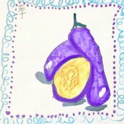 如何画茄子_如何画茄子的儿童画