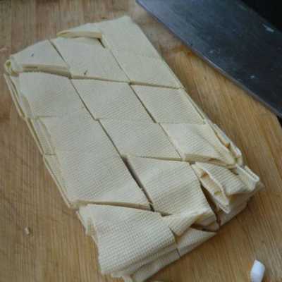 干豆腐如何切成菱形图片 干豆腐如何切成菱形  第2张
