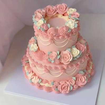 如何制作粉红色的蛋糕（粉红色蛋糕图片少女心）  第1张